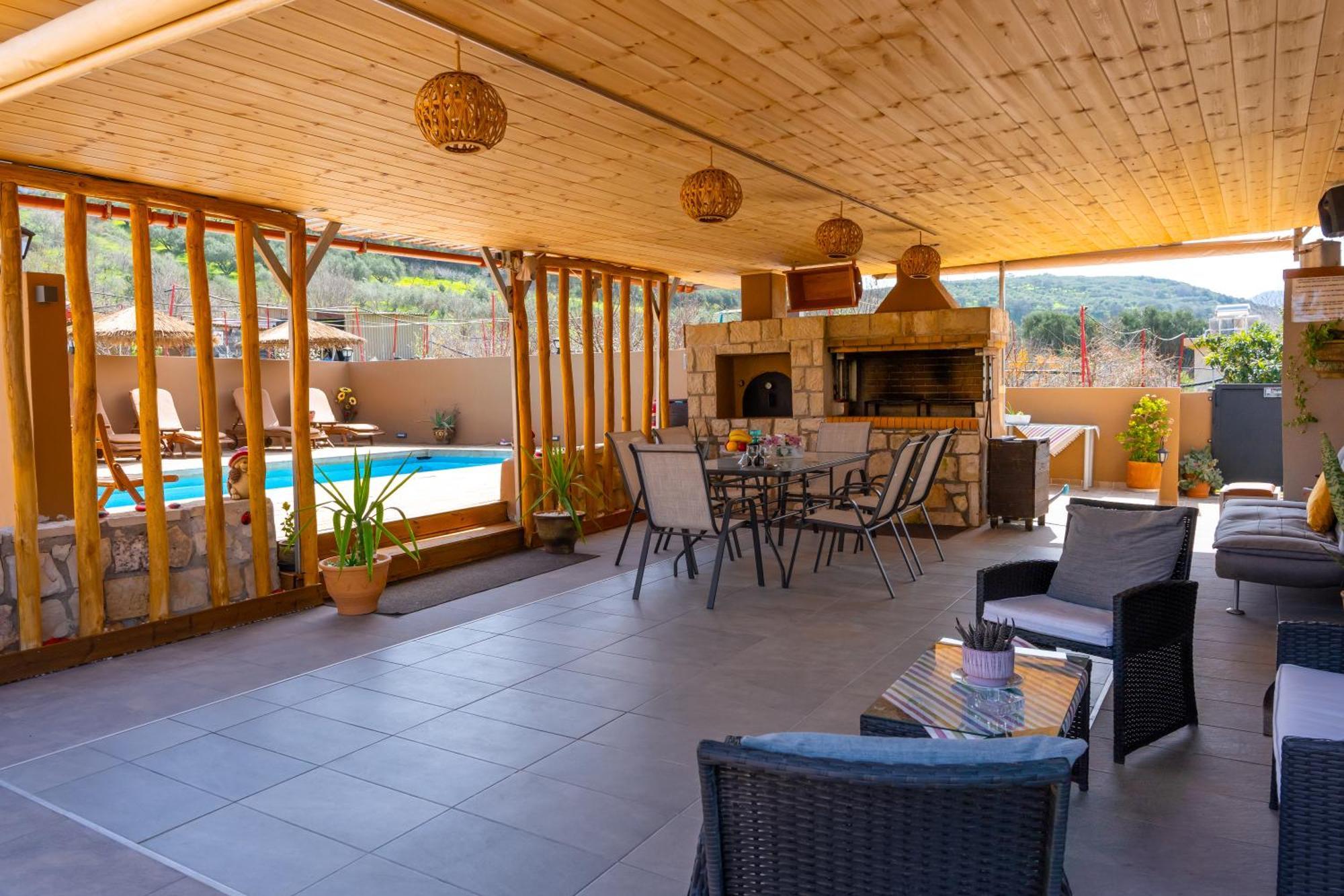 Countryhouse Villa With Pool & Private Parking Heraclión Exterior foto