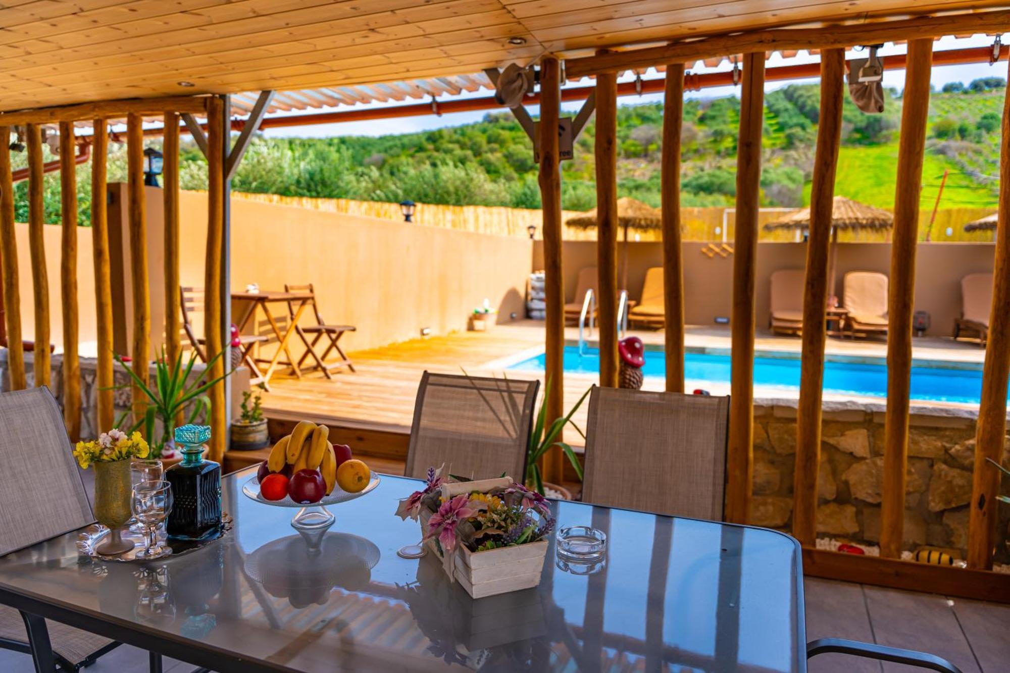 Countryhouse Villa With Pool & Private Parking Heraclión Exterior foto